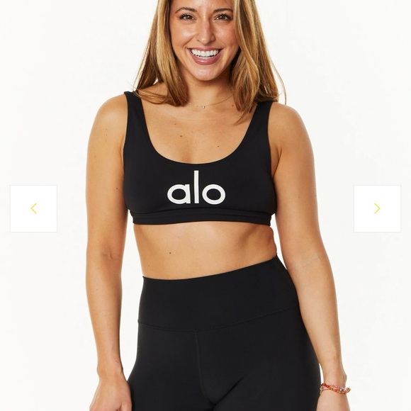 ALO Ambient Logo Bra - Picture 1 of 3